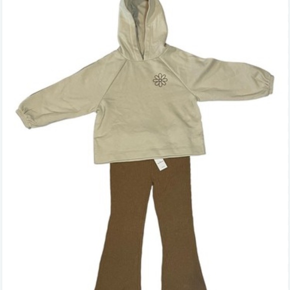 Old Navy Cream Fleece Hoodie size 2T - Picture 2 of 8